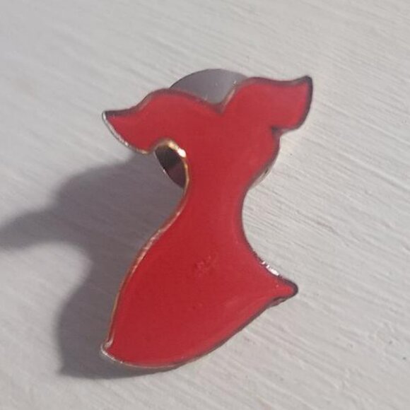 Red Dress Lapel Pin Tie Tack Brooch - Picture 1 of 4